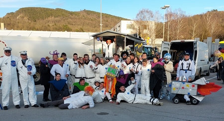 Pust na Kalu skupinska maska IB